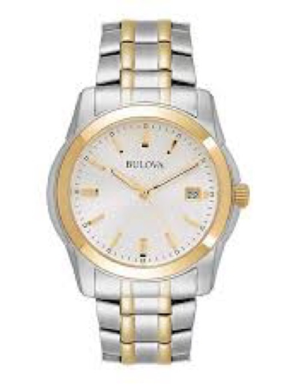 Bulova Men's Sutton Two-Tone Stainless Steel Bracelet Watch 40mm nwt - Picture 3 of 8